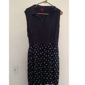 Blue Polka dot dress